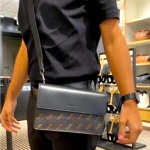 Coach Turner Flap Crossbody With Horse & Carriage Dot Print